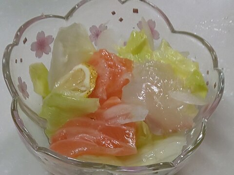☆サーモン・鯛のカルパッチョ風サラダ☆